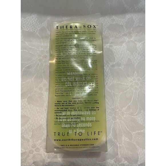Earth Therapeutics Foot Warming Sox Never Used - Picture 2 of 8